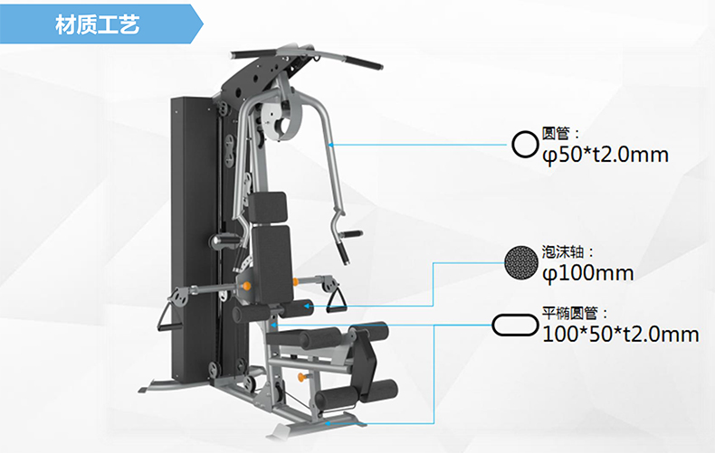 室内健身器材-单人站综合训练器SH-G6501