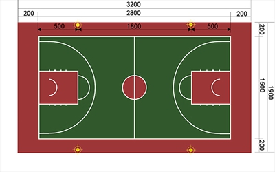 篮球球场灯光-篮球场布灯方案 篮球球场灯光-篮球场布灯方案