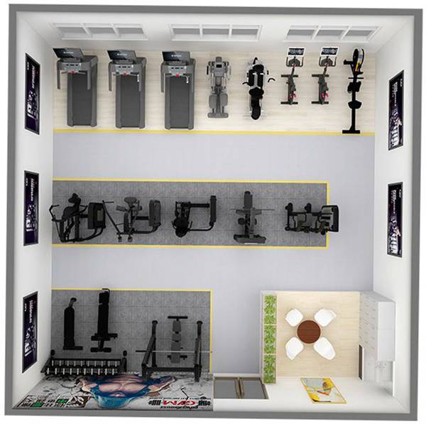 100平方健身房配置方案-广西xc sports,xc体育健身器材有限公司 100平方健身房配置方案-广西xc sports,xc体育健身器材有限公司