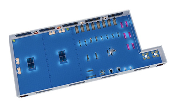150平方健身房配置方案-广西xc sports,xc体育健身器材有限公司